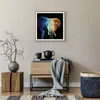 Gerahmtes Poster - Rahmen in heller Eiche - Bunt Elefant Produktbild-Vorschau 7