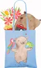 Mr. & Mrs. Panda canvas tasche Tierpfleger Herz - Sky Blue Produktbild-Vorschau 3