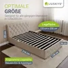 Juskys Polsterbett Nizza 120x200 cm mit Matratze - Produktbild-Vorschau 4
