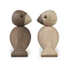 Kay Bojesen Lovebirds H9 cm dub/uzený dub 1 pár Náhled obrázku produktu 2