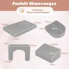 COSTWAY Kindersofa 8-teilig, Spielsofa aus Schaumstoff Produktbild-Vorschau 7