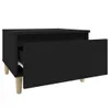 vidaXL Table d'appoint noire 50x46x35 cm Bois composite Voir les images du produit 7