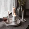 Storefactory Kerzenhalter HÖGALID S creme natur | 10x10x9cm Produktbild-Vorschau 2