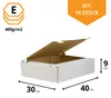 KAPAK 10er Kuchen Transportbox Weiß 40x30x9 cm Produktbild-Vorschau 2