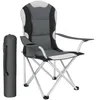 Chaise pliante avec rembourrage - gris, par pièce Voir les images du produit 1