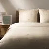 HOMLA Pościel SKYLA z mikrofibry beżowa z haftem 220x200 + Podgląd zdjęcia produktu 2