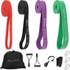 Belle Vous (4er Pack) Fitness Band Set mit Tragetasche - 4 Produktbild-Vorschau 1