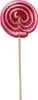 Spiral Lolly Girl rosa weiß großer Lutscher mit Produktbild-Vorschau 1