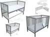 Kinderbett - Beistellbett - Babybett 120x60cm mit Matratze, Produktbild-Vorschau 1