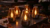 Lampka solarna ogrodowa led lampion świeczka ciepły biały Podgląd zdjęcia produktu 2