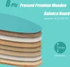 KOMFOTTEU balančná doska z dreva, balančná doska s korkovým Náhľad obrázku produktu 5