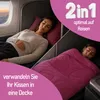Přestýlací deka 2 v 1 – 135 × 200 cm, fuchsiová Náhled obrázku produktu 5