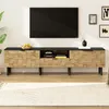 Merax TV-Lowboard mit 2 Türen in Mosaik-Design,  TV-Schrank Produktbild-Vorschau 2