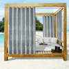 Topchances 4 Stück Outdoor Vorhang mit Ösen, Wasserdicht Produktbild-Vorschau 5