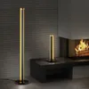 Design LED Stehlampe schmal mit Dimmer Schwarz / Gold Produktbild-Vorschau 18