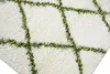 Shaggy Wohnzimmerteppich Hochflor Langflor Rautenmuster in Produktbild-Vorschau 3