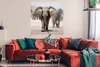 MuchoWow® Poster Elefant - Beine - Stoff 100x100 cm - Produktbild-Vorschau 2