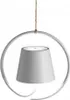 Lampada a led a sospensione Poldina Bianca ricaricabile e Anteprima dell’immagine prodotto 1