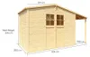 Gartenhaus Bertilo Fineline 4 inkl. Schleppdach 441 x 210 Produktbild-Vorschau 13