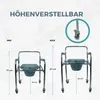 Toilettenstuhl mit rollen Mobiclinic Muelle für Ältere und Produktbild-Vorschau 3