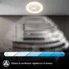 Briloner LED Plafonnier avec ventilateur, 5 vitesses, Voir les images du produit 13