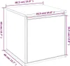 A diagram showing the dimensions of a drawer unit. Náhľad obrázku produktu
