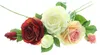 3x Kunstblume "Rosen" 69 cm groß, wie echt, Real Touch Produktbild-Vorschau 1