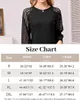 Damen Langarm-Spitzenshirt Rundhalsausschnitt Elegant Produktbild-Vorschau 6