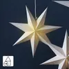 BEST SEASON Stern Sensy Star Papier zum hängen incl. Kabel Voir les images du produit 17