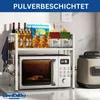 DanDiBo Étagère réglable pour micro-ondes Blanc 2 niveaux Voir les images du produit 6