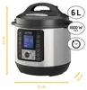 TZS First Austria Multikocher 6L, Schnellkochtopf Produktbild-Vorschau 2