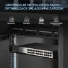 Extralink 1U rack 300mm černý 19", pro nástěnné skříně Náhled obrázku produktu 6