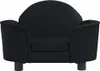 vidaXL Hundebett Schwarz 66x40x45 cm Samt Produktbild-Vorschau 3