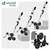 VOUNOT® Hliníkový nákupní vozík pro jízdu po schodech, Náhled obrázku produktu 13