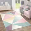 Teppich Kurzflor Modern Trendig Pastell Geometrisches Produktbild-Vorschau 1