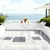 Set da balcone LVHOM in 3 pezzi, pieghevole, set da bistrot Anteprima dell’immagine prodotto 11