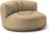 A single beige beanbag chair, presented in a studio setting against a white background. Voir les images du produit