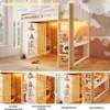 Lit mezzanine, 140 x 200 cm, avec éclairage LED, armoire, Voir les images du produit 5