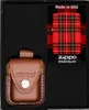 ZIPPO Feuerzeug-Set RED PLAID DESIGN Geschenk No4 Produktbild-Vorschau 1