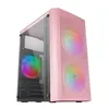 ATX Semi-Tower Gehäuse Mars Gaming MC300P Rosa RGB Produktbild-Vorschau 1
