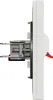 Connessione per altoparlanti, a 2 poli con cornice, bianco Anteprima dell’immagine prodotto 5