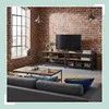 Meuble TV bas Relaxdays, 4 compartiments, étagère ouverte Voir les images du produit 2