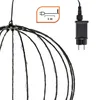 Esfera luminosa negra con efecto "twinkle" para exteriores, Vista previa de la imagen del producto 4