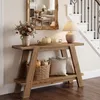 Console, table d'appoint en bois massif de 110 cm de style Voir les images du produit 8