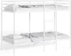 vidaXL Etagenbett ohne Matratze Weiß 90x190 cm Stahl Produktbild-Vorschau 4