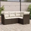 The Living Store 4-tlg. Garten-Sofagarnitur mit Kissen Produktbild-Vorschau 2