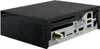 The back view of a black digital satellite receiver box with various ports and connectors. Podgląd zdjęcia produktu
