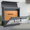 MONZANA® XXL Briefkasten Postkasten mit Zeitungsfach Produktbild-Vorschau 4