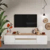 CALICOSY - Meuble TV 2 portes et 2 tiroirs Utopia - L205 cm Voir les images du produit 9
