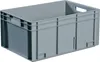 Transportbehälter L600xB400xH170mm grau PP Produktbild-Vorschau 1